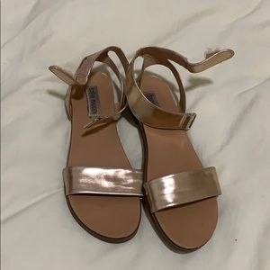 Steve Madden Gold Sandals